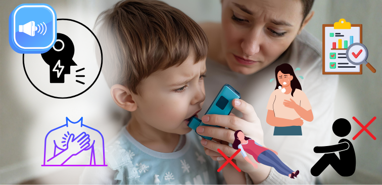 子供　喘息　発作　症状