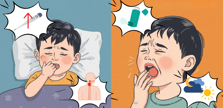 喘息　風邪　咳の違い