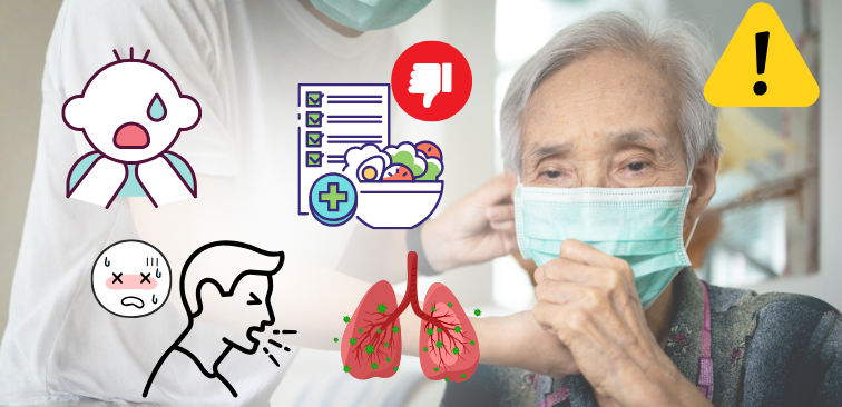 高齢者　誤嚥　誤嚥性肺炎　栄養不足　体重減少