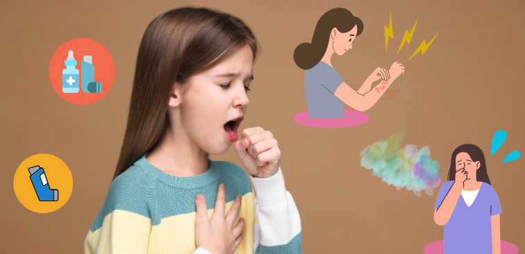 湿布　喘息発作　原因