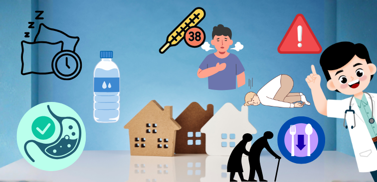 インフル　風邪　家庭でできるケア　注意事項