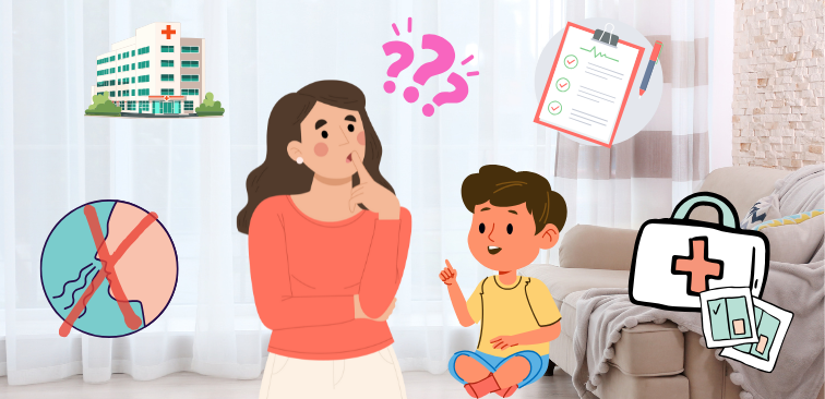 喘息　子ども　注意点
ポイント