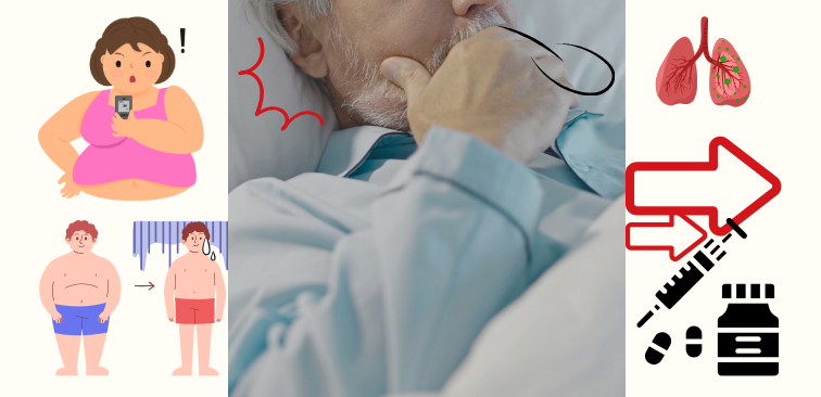 呼吸器内科　呼吸器外科　リスクが高い　早期受診　症状