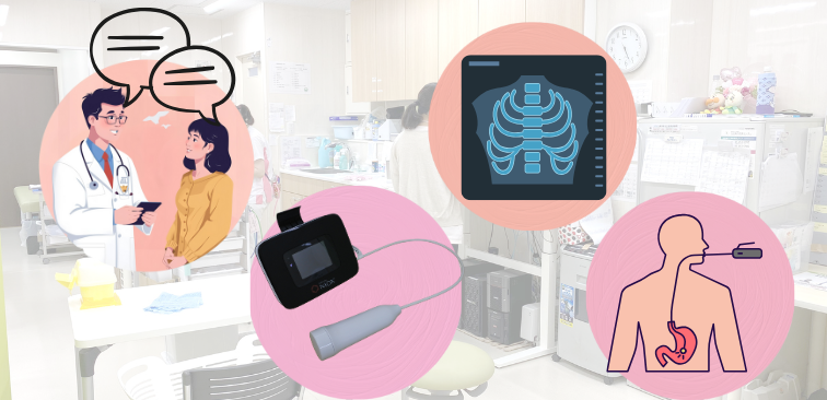 咳　原因　検査　レントゲン　呼気NO検査　FeNO　内視鏡　問診