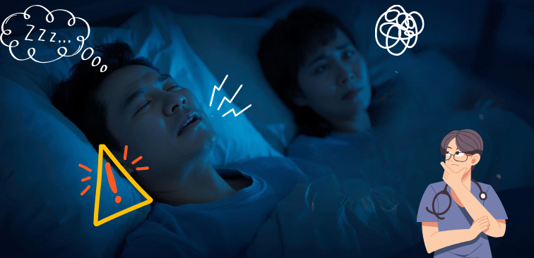 危険　いびき　睡眠中の呼吸