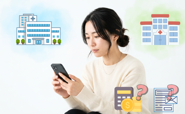 セカンドオピニオンの受け方と準備について女性が調べている様子