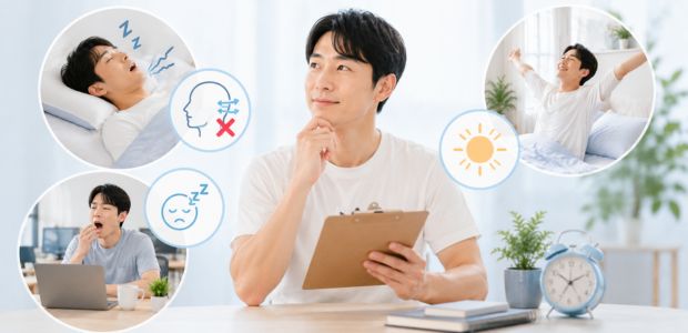 睡眠中の呼吸が乱れているサインを見逃さないと思っている男性