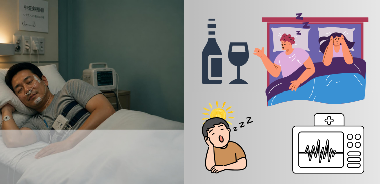 呼吸器内科で相談できる睡眠時無呼吸症候群の診療内容例